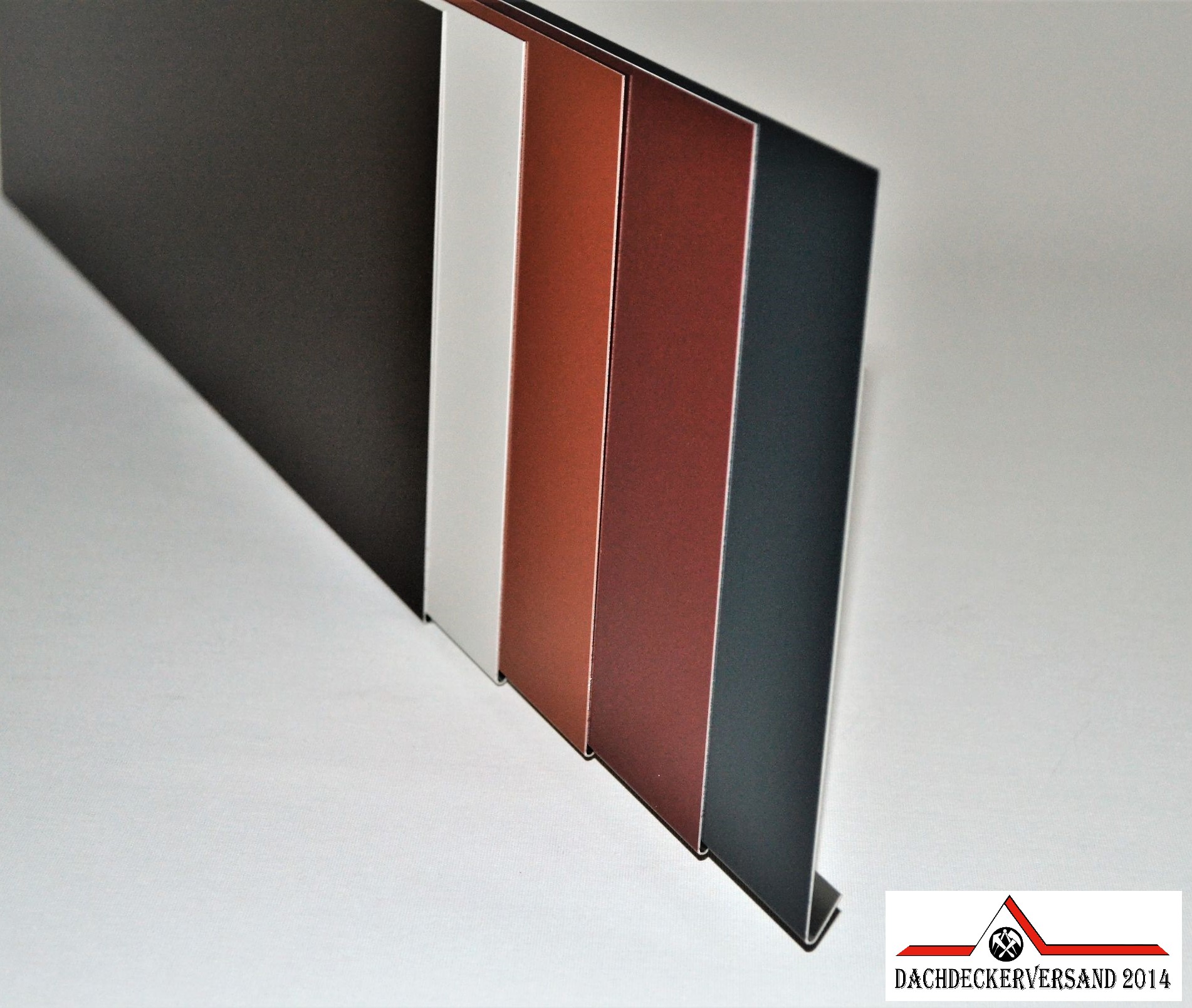 2 m Ortgangblende Dachblende Windbrett Ortblende Ortgangbrettverkleidung Aluminium farbig (Form A)